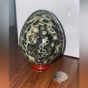 Crystal Egg With Druzy